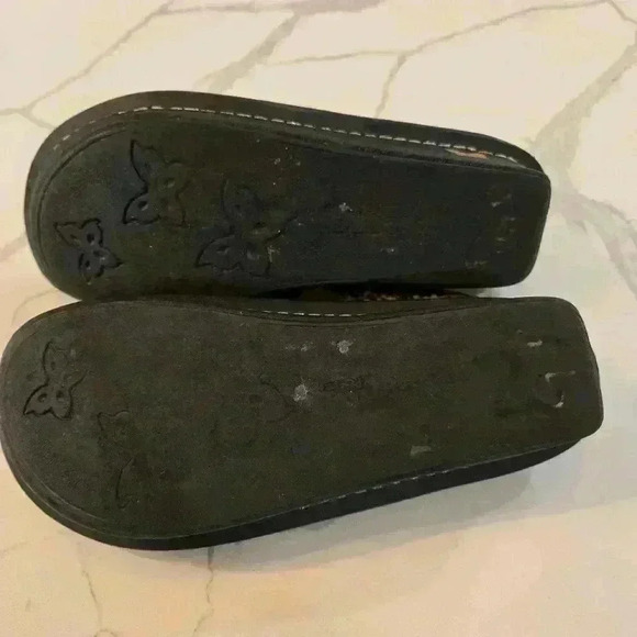 Alegria Limited Edition Safari Clogs Leopard Womens Size 7 - Picture 8 of 8